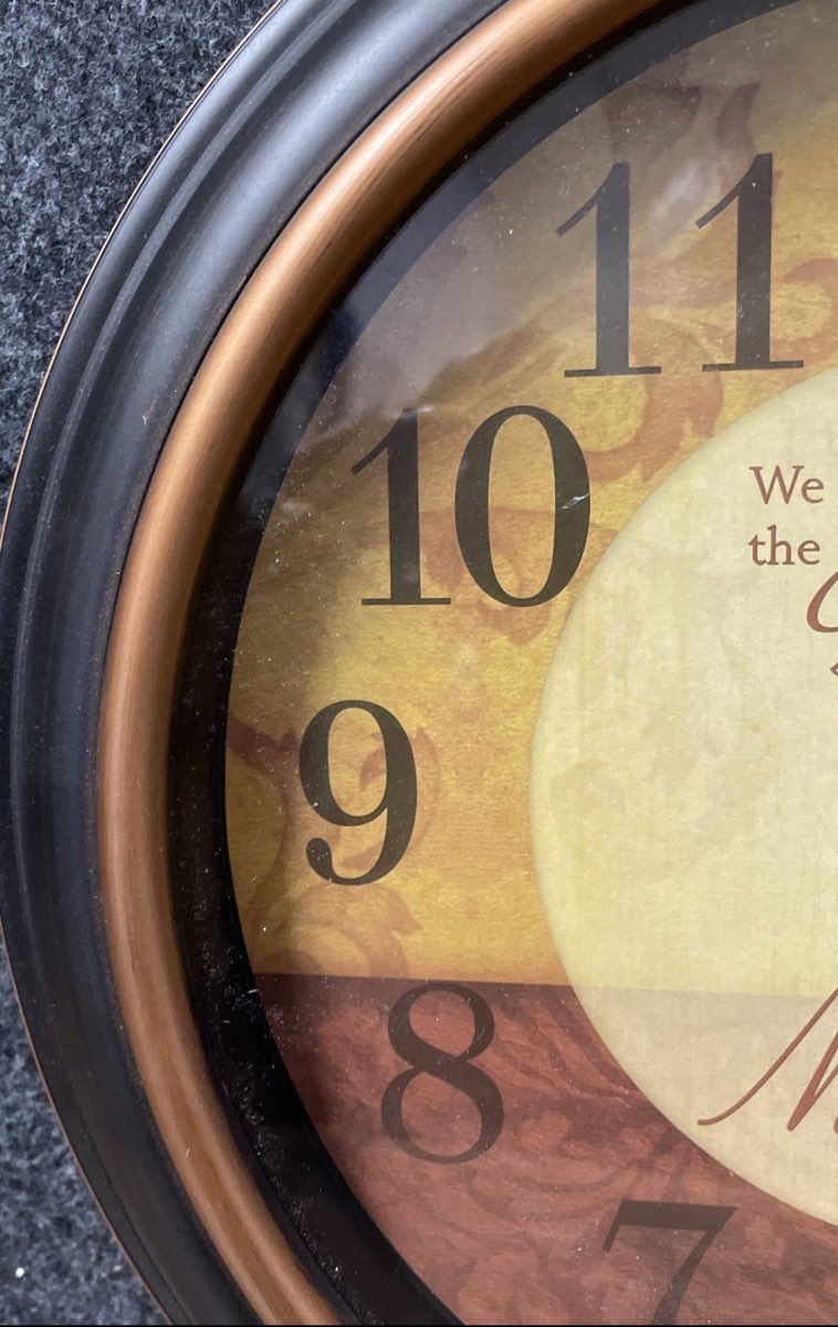 Allen & Roth Analog Round Wall Clock
