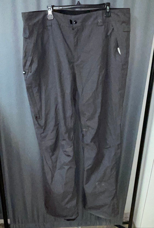 686 Men's Standard Shell Snowboard Pants Grey Infidry Waterproof KCR213 Sz XXL