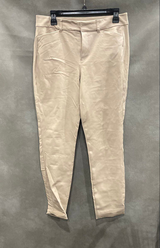 Old Navy Women's Khaki High-Rise Pixie Pants Secret-Smooth Pockets Sz 8