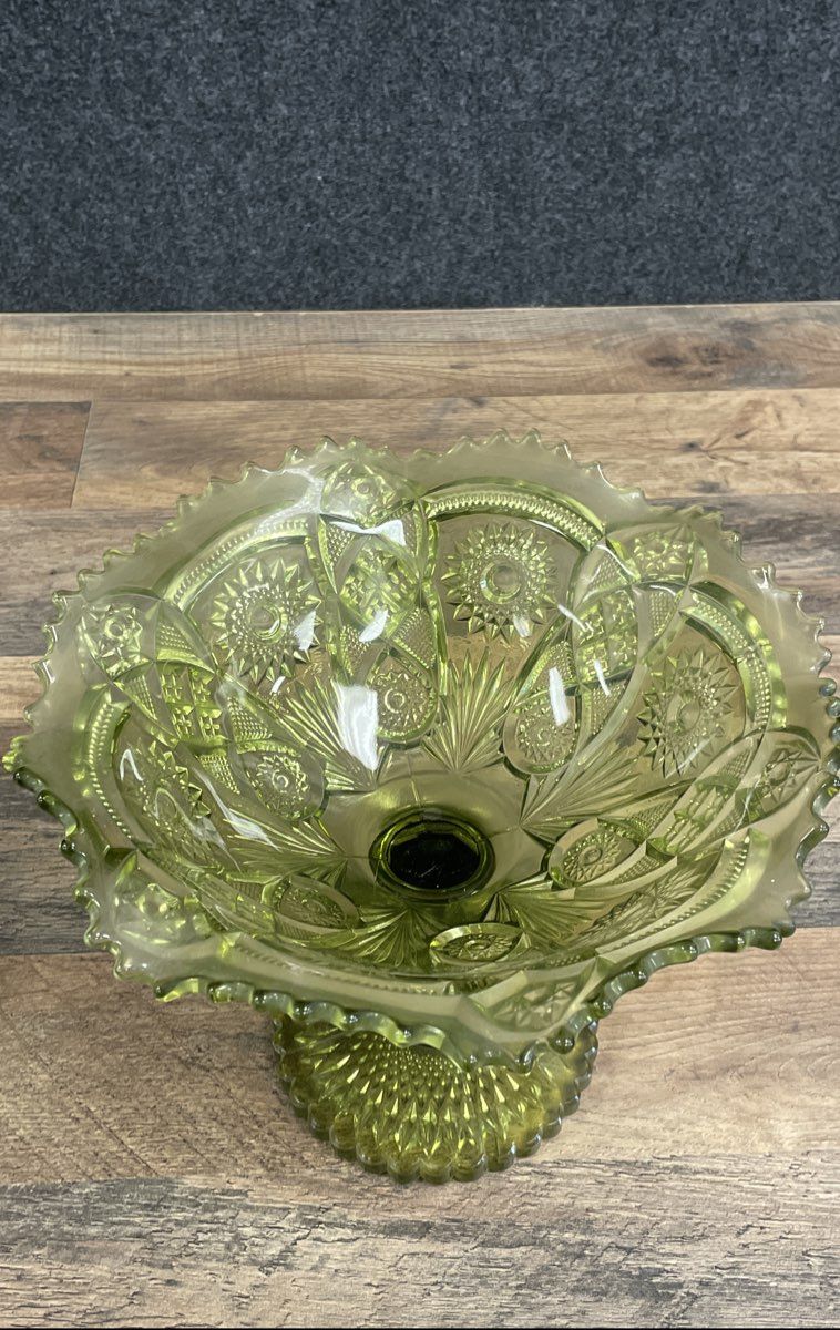 Pair (2) of Depression Glass Items (Imperial Glass and Unmarked)