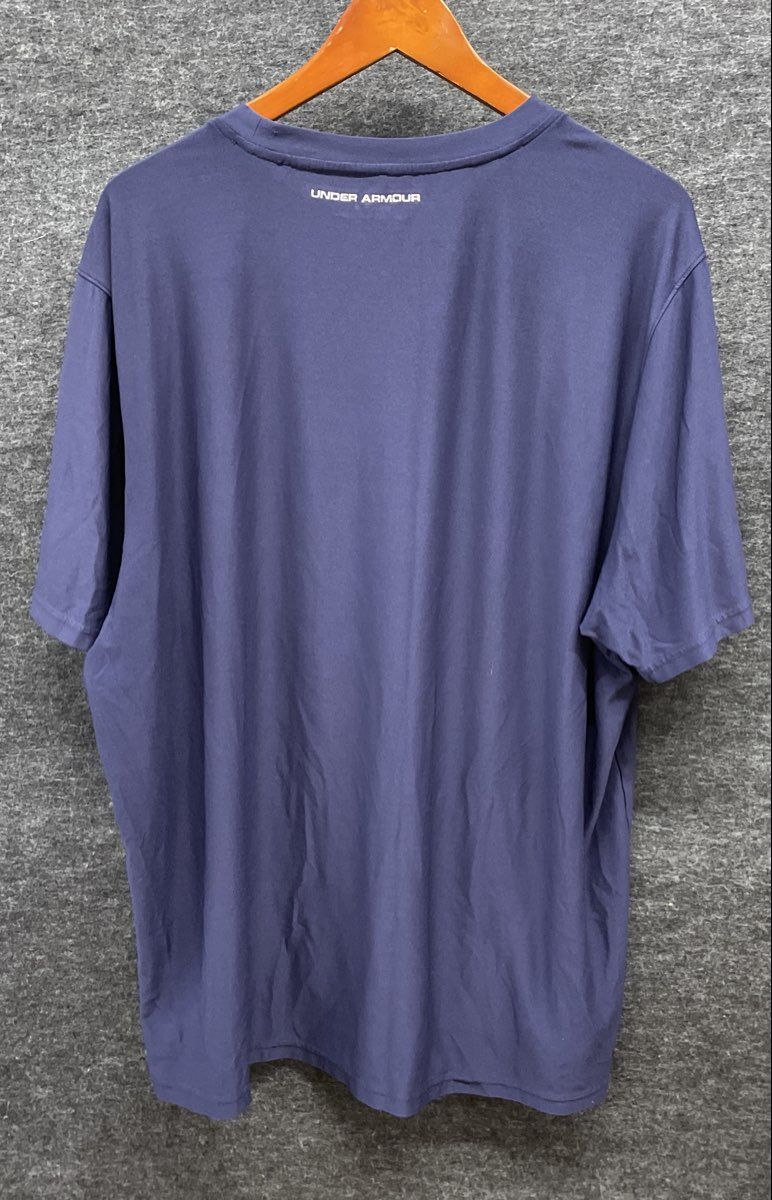 Under Armour Men's Blue HeatGear Short Sleeve Performance T-shirt Sz XL