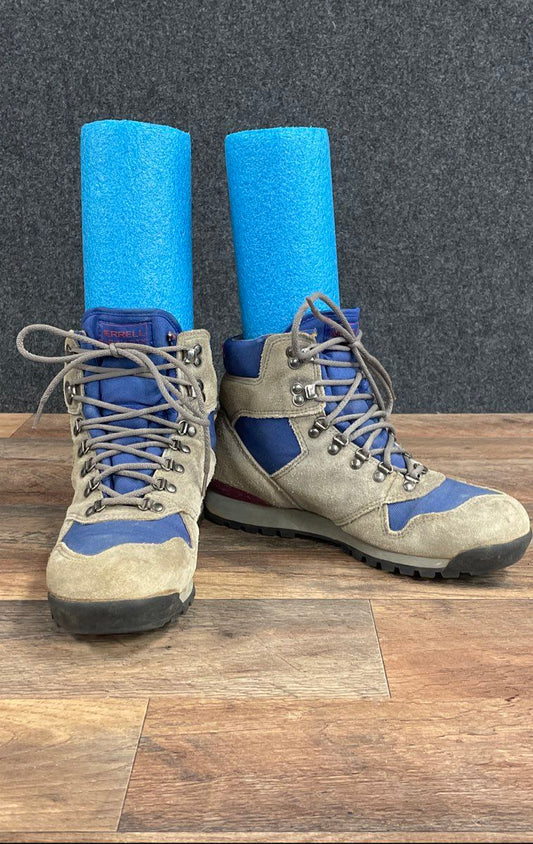 Vintage Merrell Mariah GTX Gore-Tex Hiking Boots Grey Blue Women's Size 9