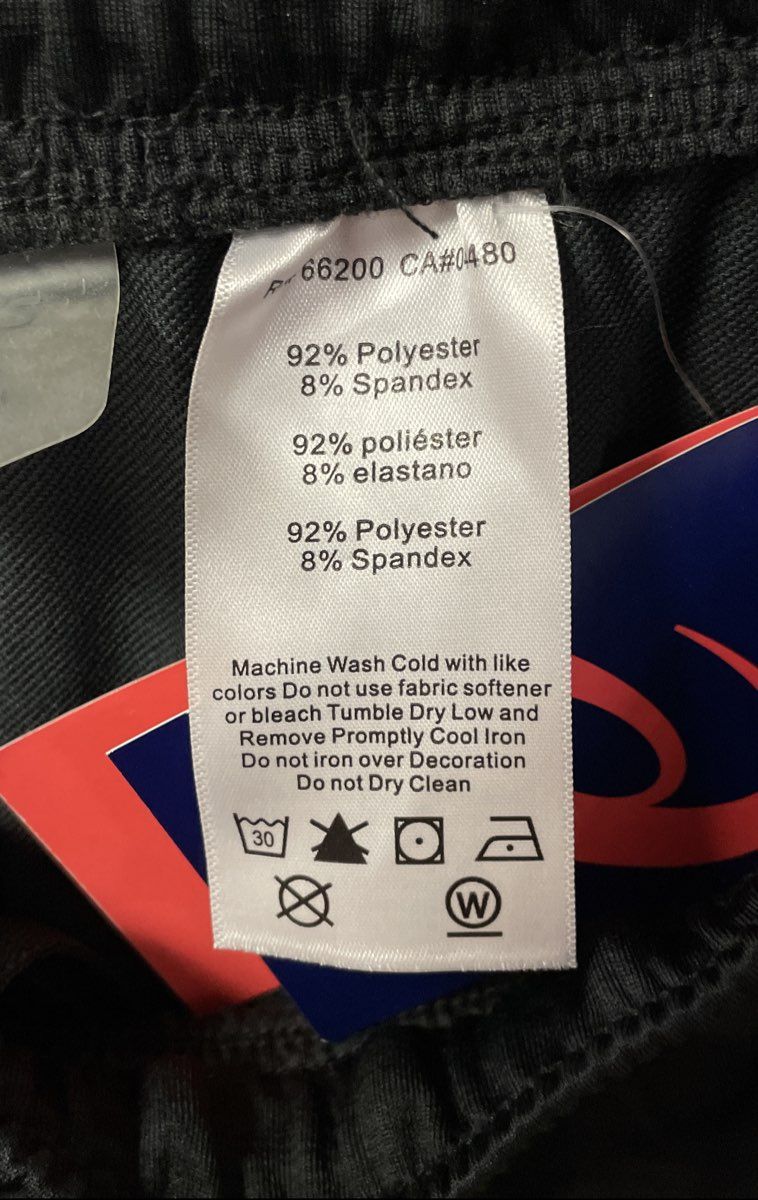 Asics Men's Black Performance Track Jogger Pants Zipper Pockets Sz L NWT