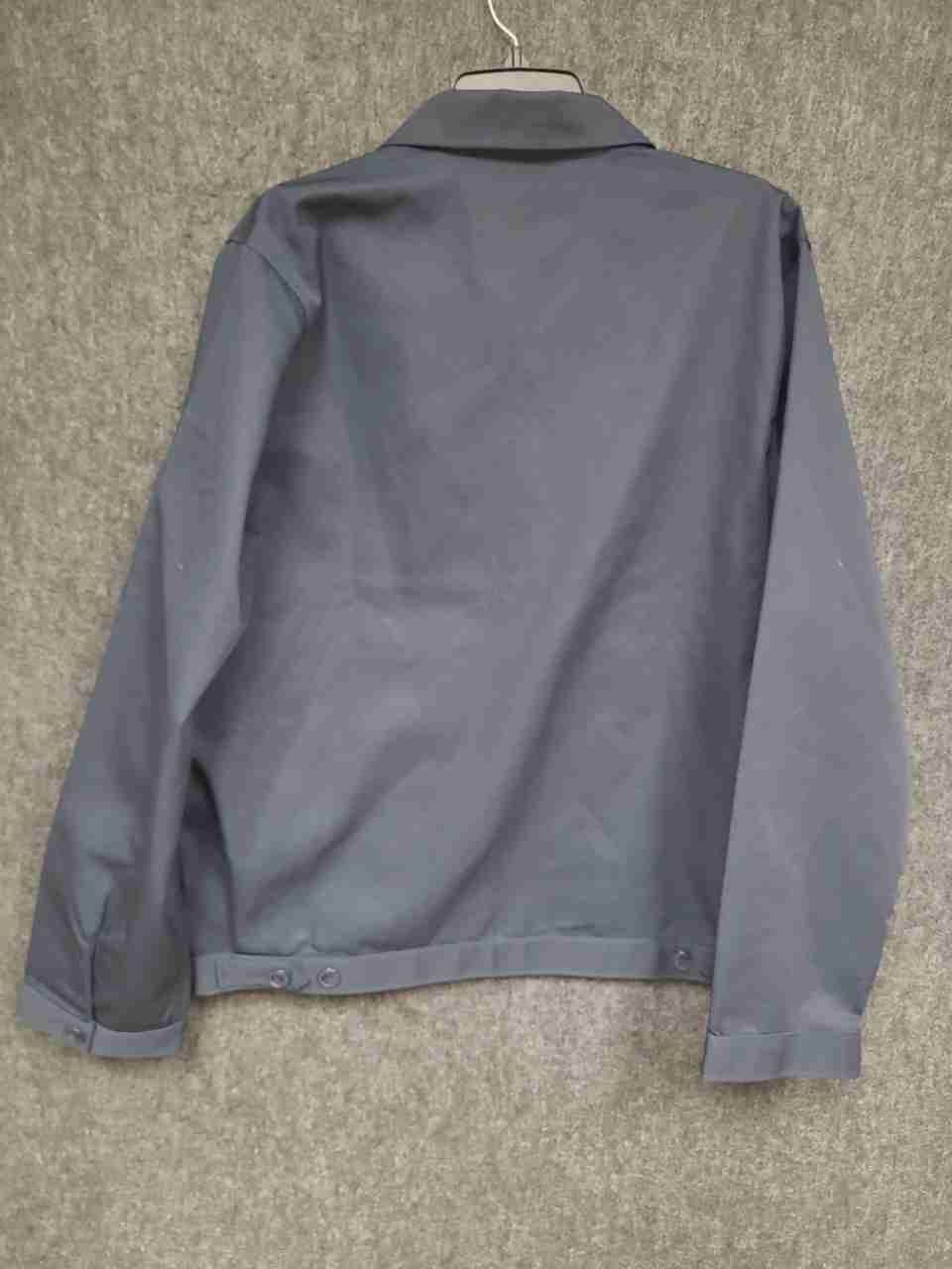 Dickies Men's Navy Blue Unlined Eisenhower Work Jacket Full Zip Utility Sz L
