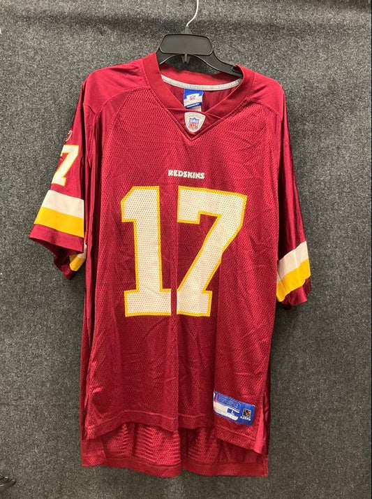 Vintage Reebok Washington Redskins Jason Campbell #17 NFL Jersey Burgundy Sz L