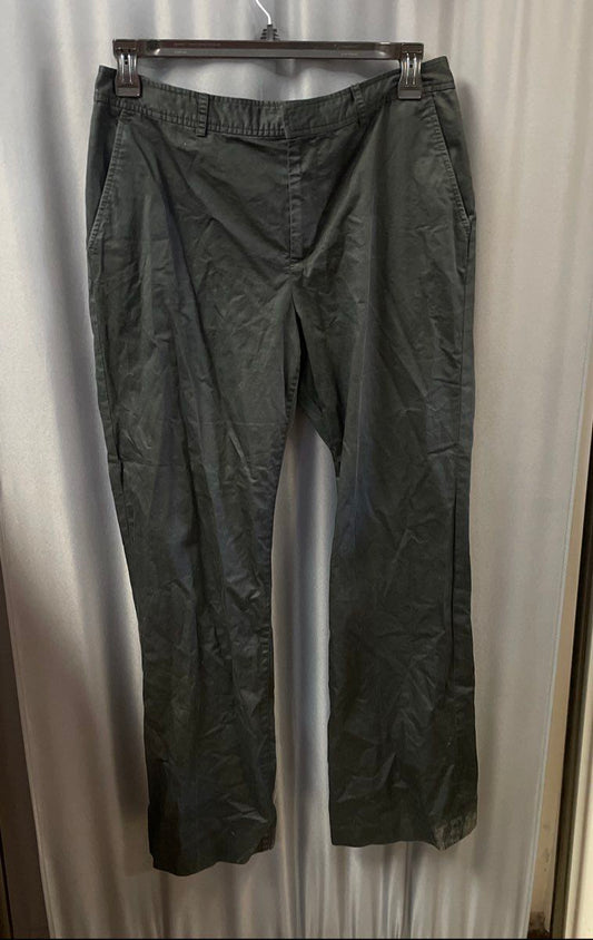 Lauren Ralph Lauren Women's Black Chino Slacks 100% Cotton Pants Size 12