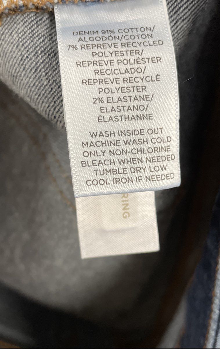 Loft Women's Curvy Skinny Jeans Dark Blue Sustainable Slim Pocket NWT Sz 30/10