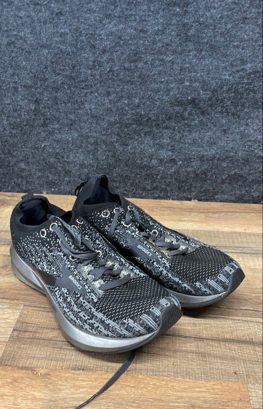 Brooks Levitate 3 Black Grey Knit Women's Running Shoes Size 9