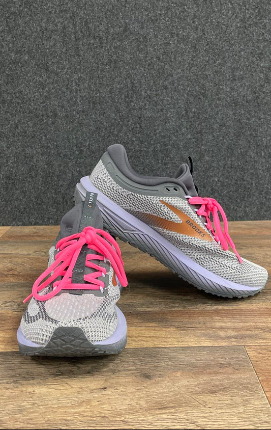 Brooks Revel 7 Grey Lilac Bronze Women's Running Shoes Size 8
