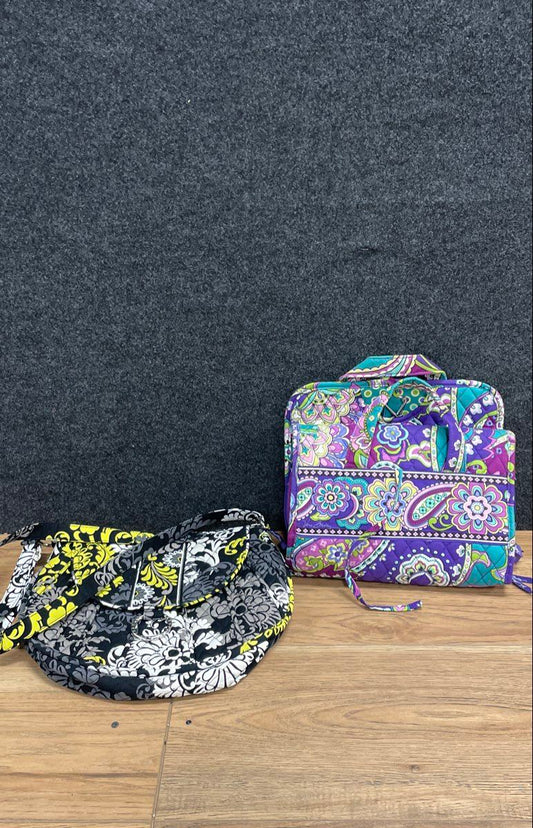 Vera Bradley Handbag Hanging Travel Organizer Toiletry Bag Paisley Lot of 2