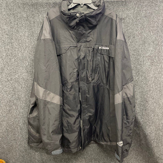 Columbia Men's Bugaboo Interchange Jacket Black Hooded Waterproof Sz 4X
