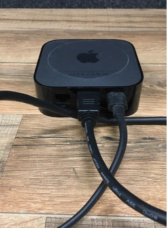 Apple TV Digital Media Streamer Player with Power and HDMI Cords