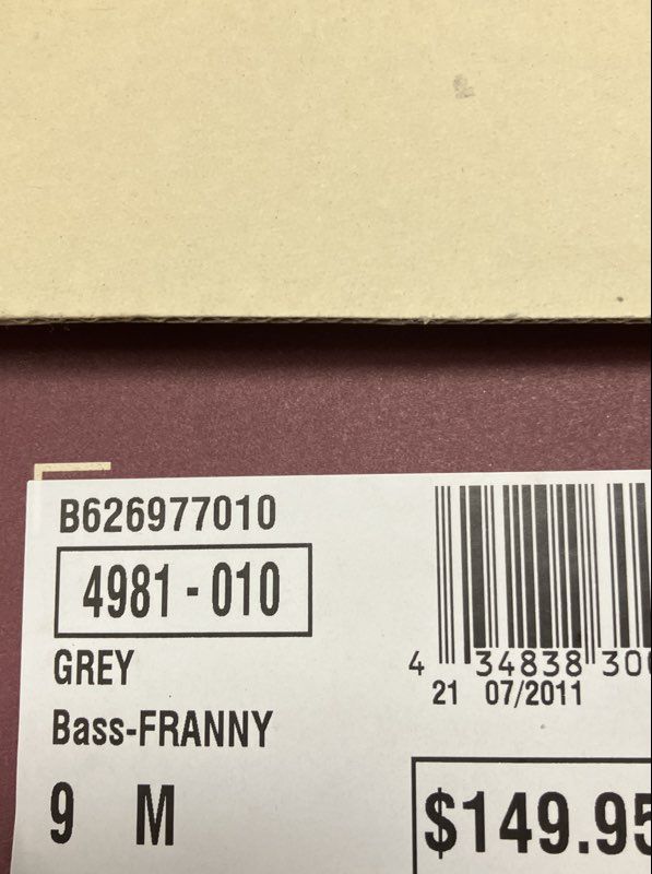 G.H. Bass Franny Grey Leather Tall Riding Boots Women's Size 9