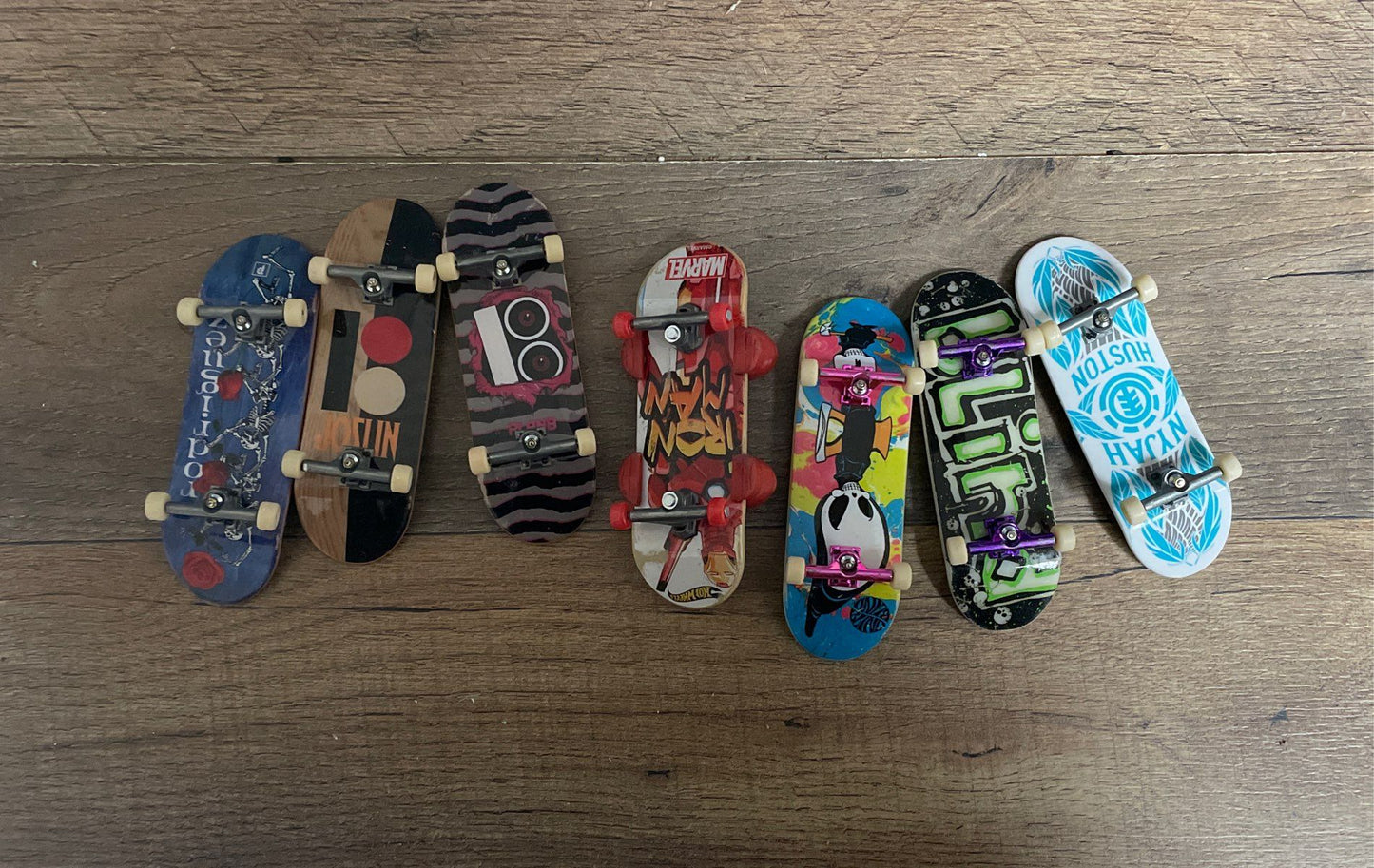 Tech Deck Ramp Parts Lot & 7 Fingerboards Modular Skate Park Playset