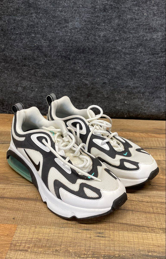 Nike Air Max 200 White Black Anthracite Teal Women's Sneakers Size 7
