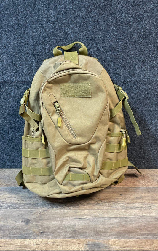 Protector Plus Coyote Brown Tactical MOLLE Assault Pack Hiking Backpack