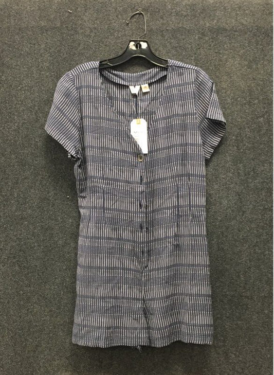 Roxy Women's Wild and Beautiful Striped Romper Navy Blue NWT Sz M
