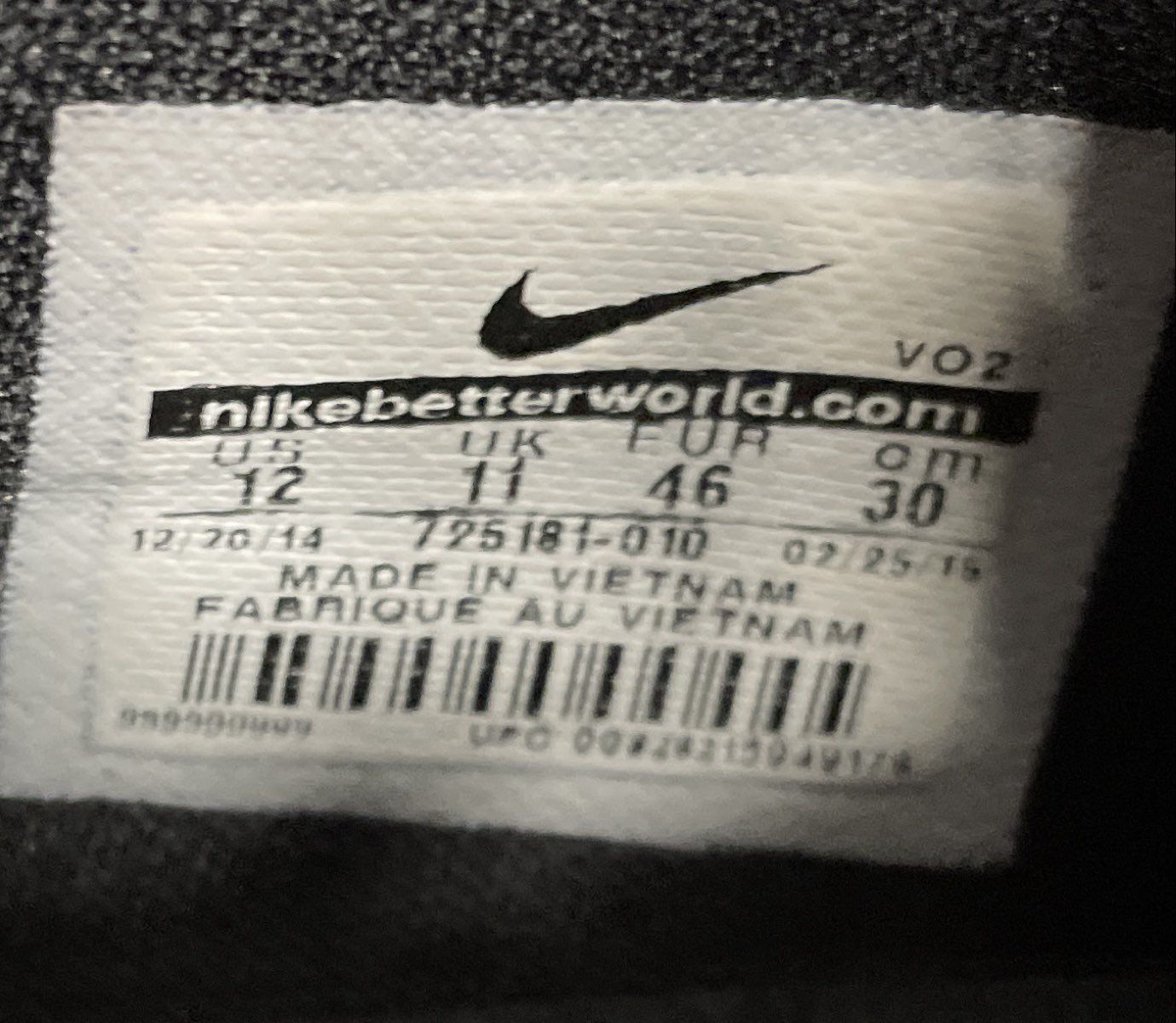 Nike Zoom Speed TR2 Black White Training Sneakers Size 12