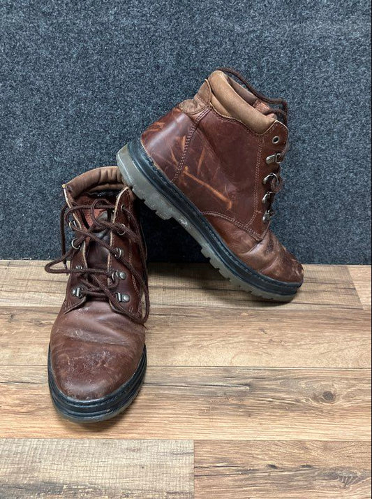 Timberland 69058 Brown Leather Lace Up Ankle Chukka Boots Men's Size 10.5 M