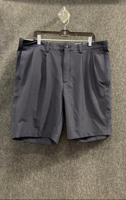 FootJoy Men's Navy Blue Pleated Front Performance Golf Shorts Sz 38