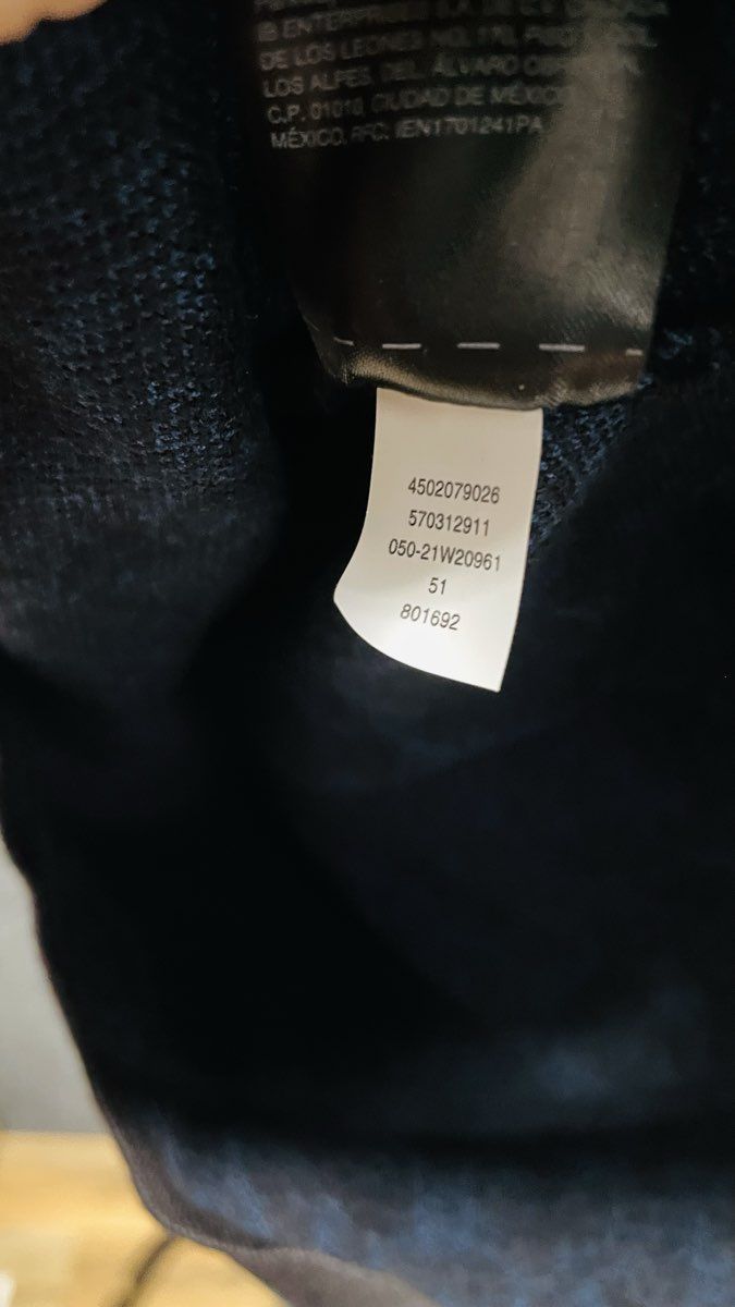 White House Black Market Women's Sweater Dress Black Blue Damask Mock Neck XXS