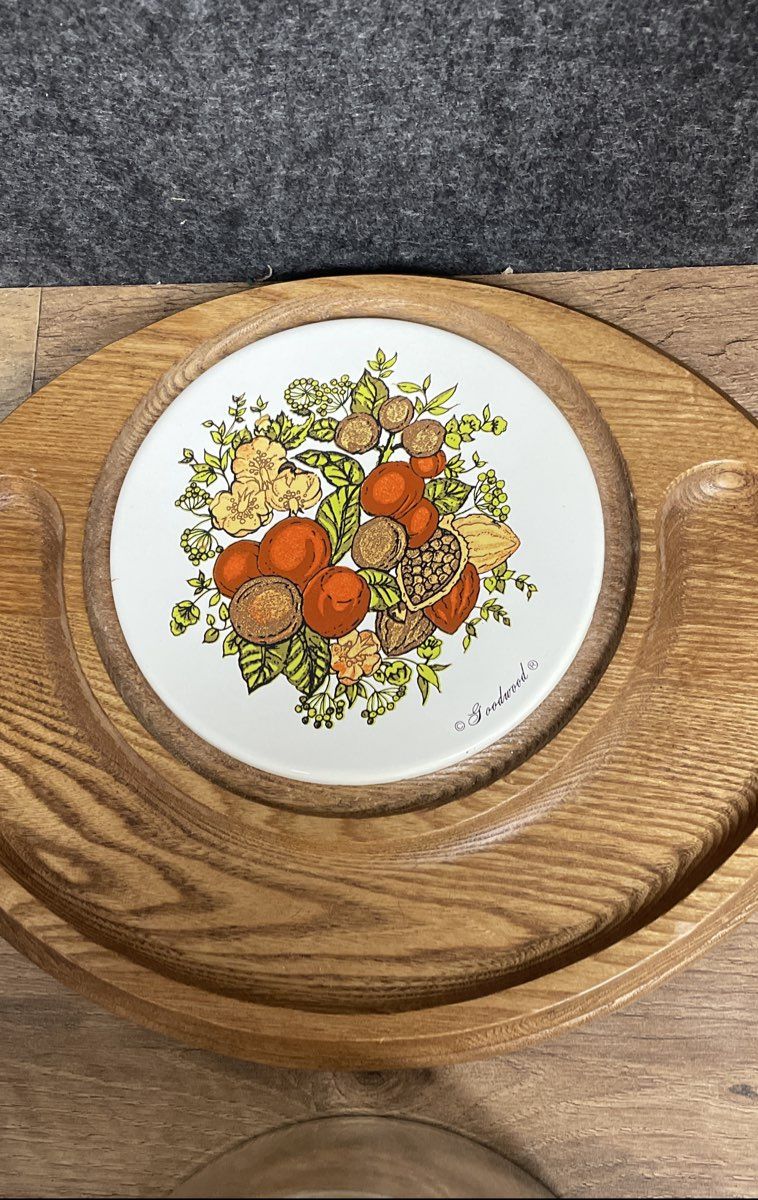 Vintage Goodwood Floral Harvest Domed Tray