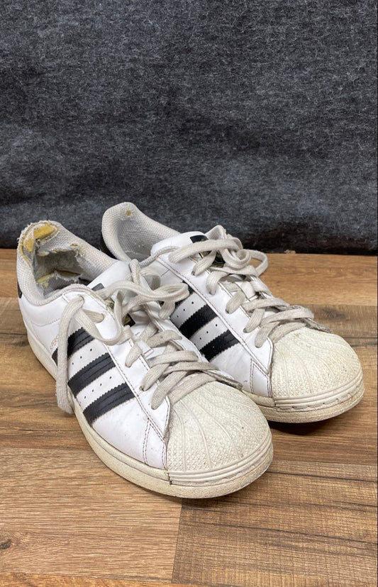 Adidas Superstar White Black Low Top Sneakers FV3284 Size 7