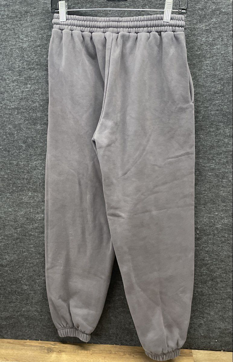 White Fox Women's Project 5 Sweatpants Grey Graphic Fleece Joggers Size S