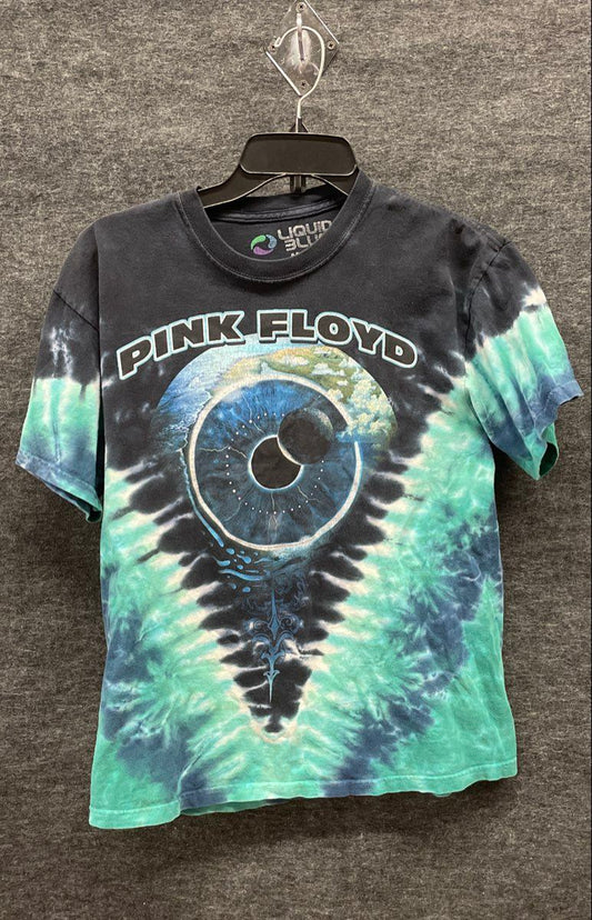 Liquid Blue Pink Floyd Pulse Tie-Dye T-Shirt The Eye Graphic Sz M