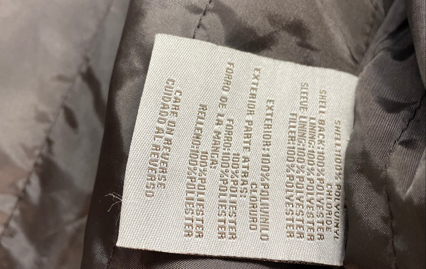 'Men's Brown Levi's Zip-up Jacket -Size Large