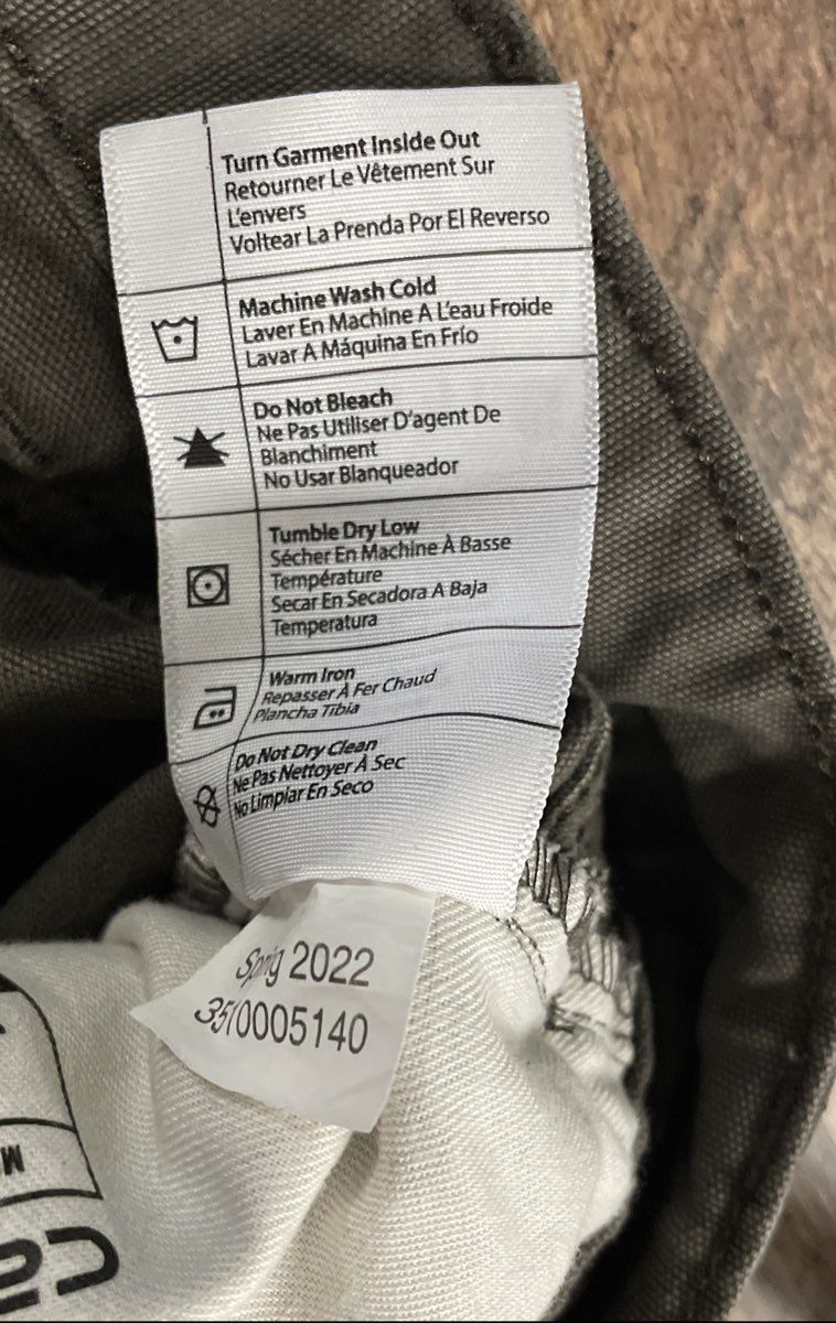 Carhartt Men's Relaxed Fit Canvas Duck Pants Lot of 2 Brown Black 34x32 34x34