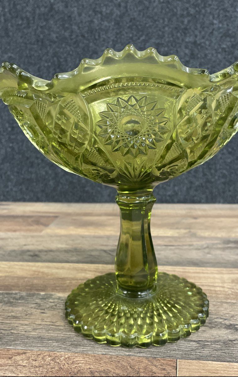 Pair (2) of Depression Glass Items (Imperial Glass and Unmarked)