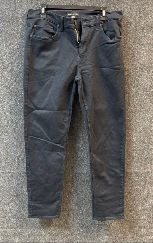 Banana Republic Men's Black 5-Pocket Stretch Twill Jeans Pants Sz 34x32