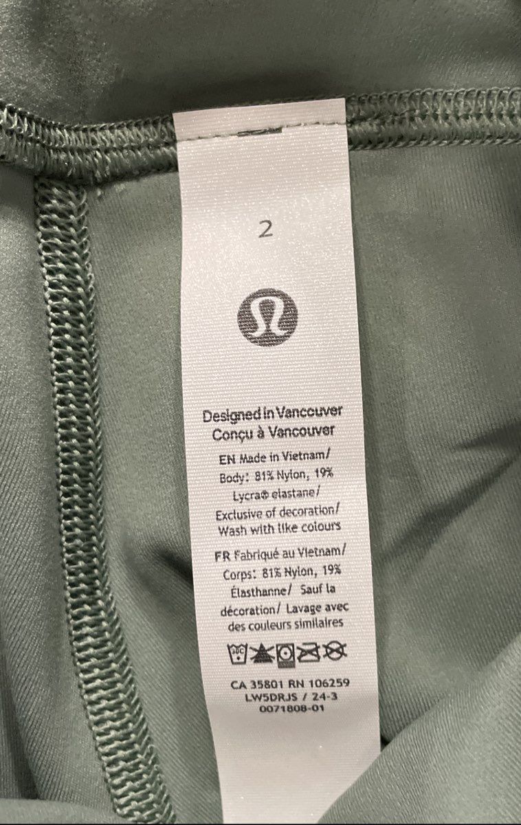 Lululemon Women's Align High-Rise 25" Leggings Willow Green Size 2