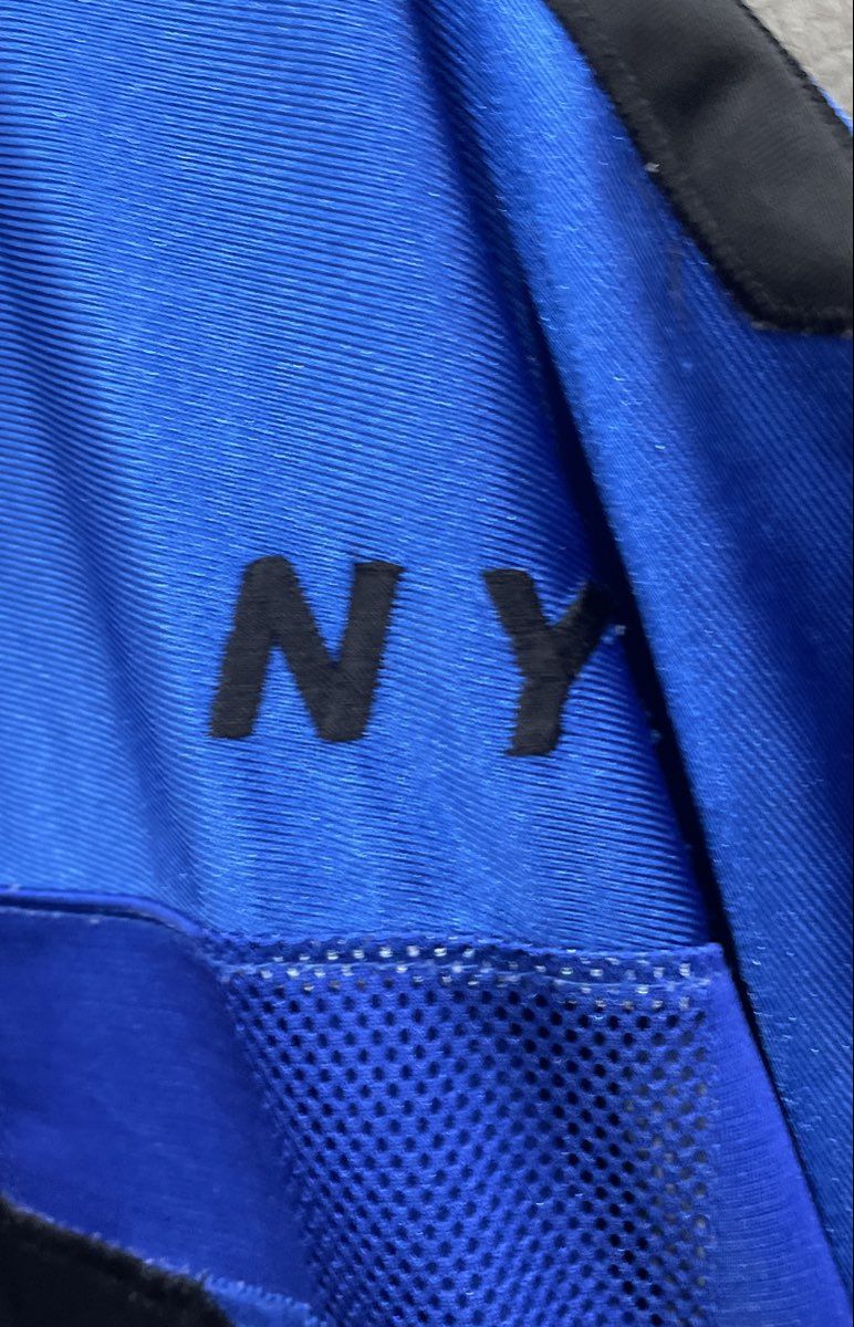 Vintage 90s Arctic New York 00 Ombre Mesh Sports Jersey XL