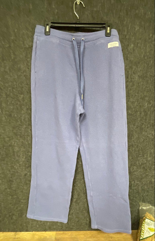 Calvin Klein Performance Women's Lavender Waffle Knit Lounge Pants Size L