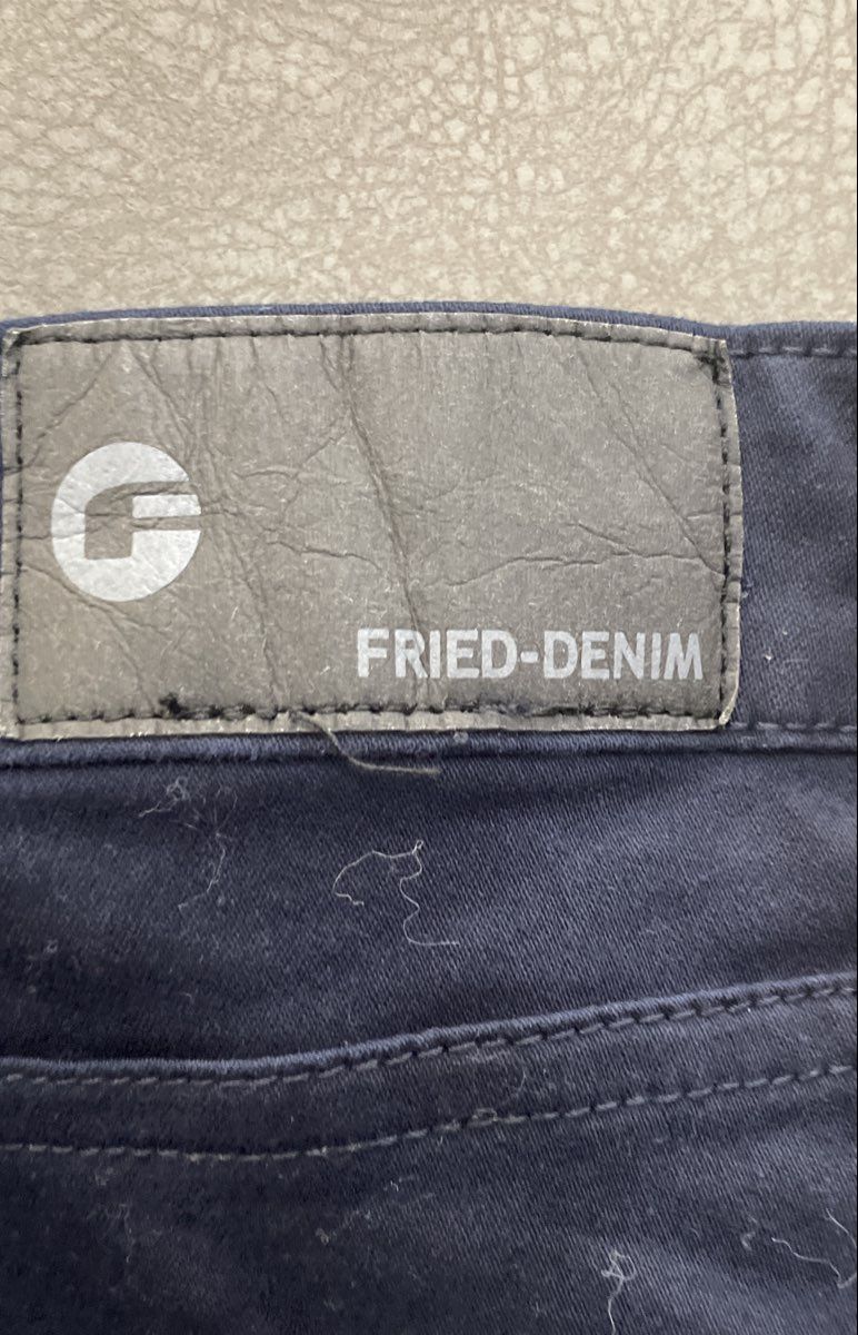 Fried Denim Men's Navy Blue Cotton Blend Stretch 5-Pocket Pants Sz 42x30