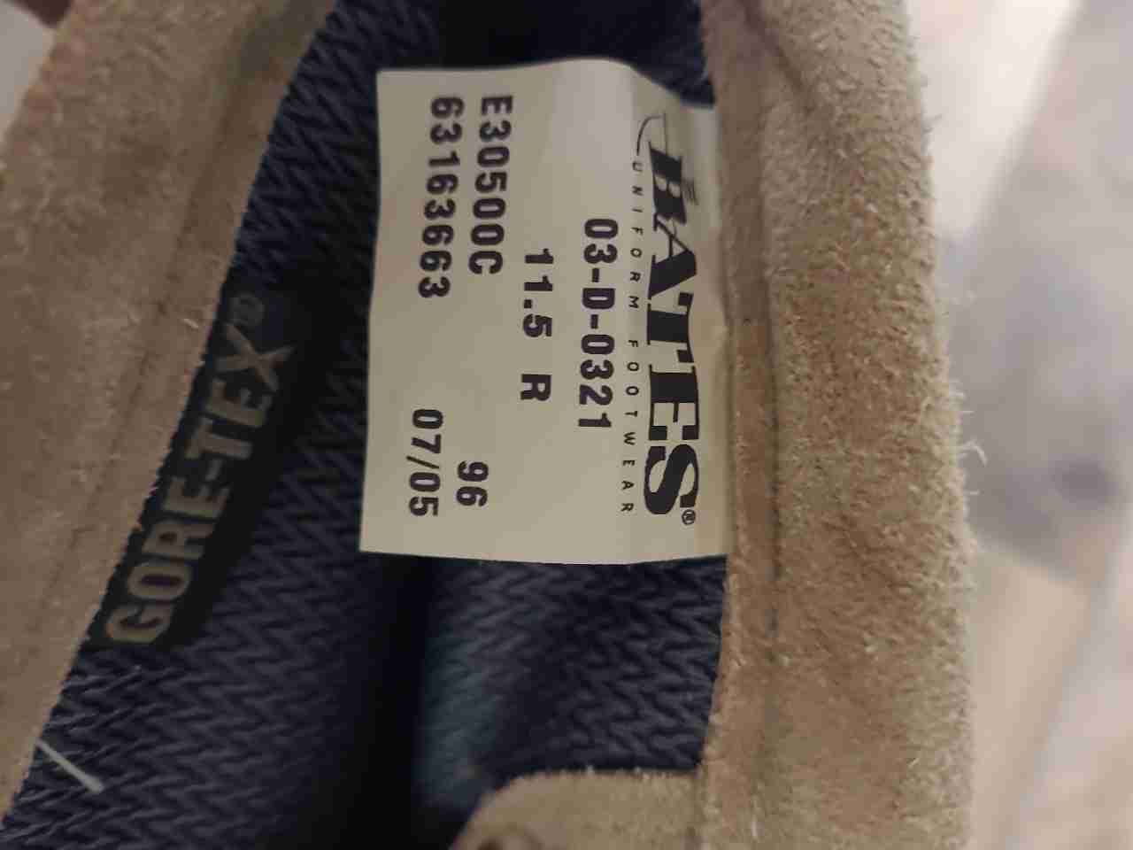 Bates E30500C Tan Suede Gore-Tex Military Combat Boots Size 11.5 R
