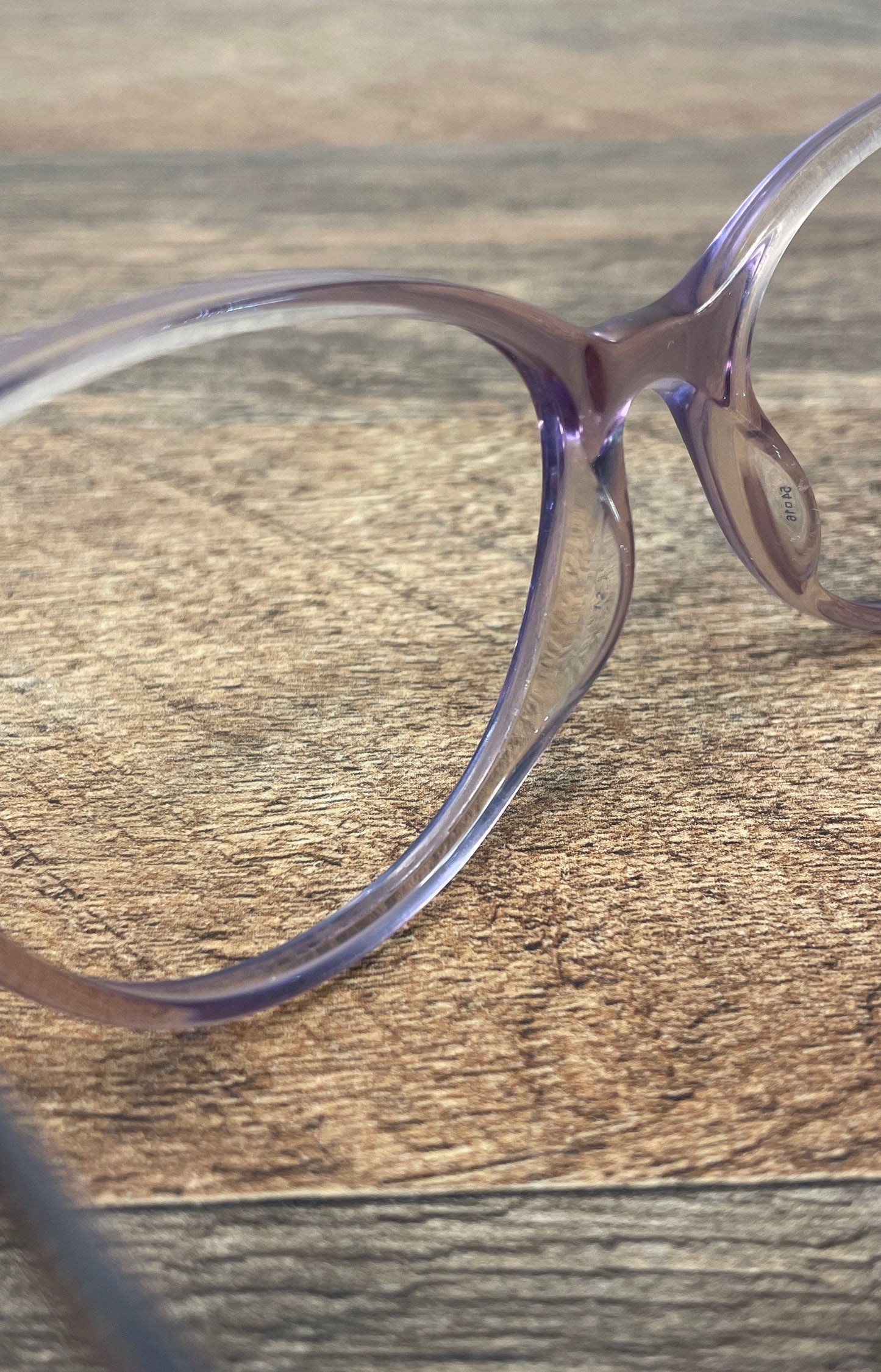 Kate Spade New York Laval 789 Purple Clear Eyeglasses Frames with Pink Case