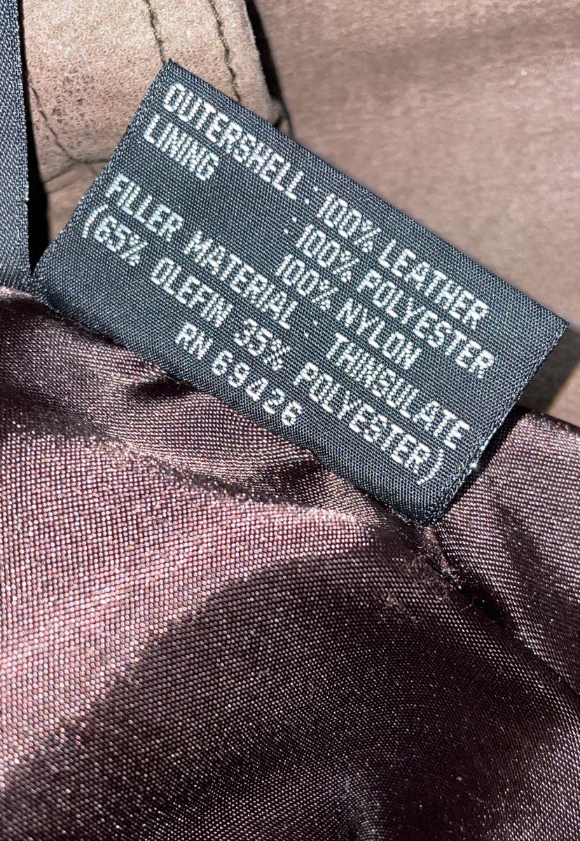 Vintage 90s Wilsons Adventure Bound Suede Leather Parka Thinsulate Sz S