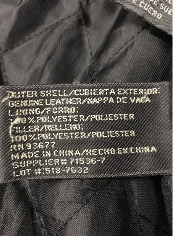 Vintage 90s St. John's Bay Men's Black Nappa Leather Car Coat Jacket Sz XXL