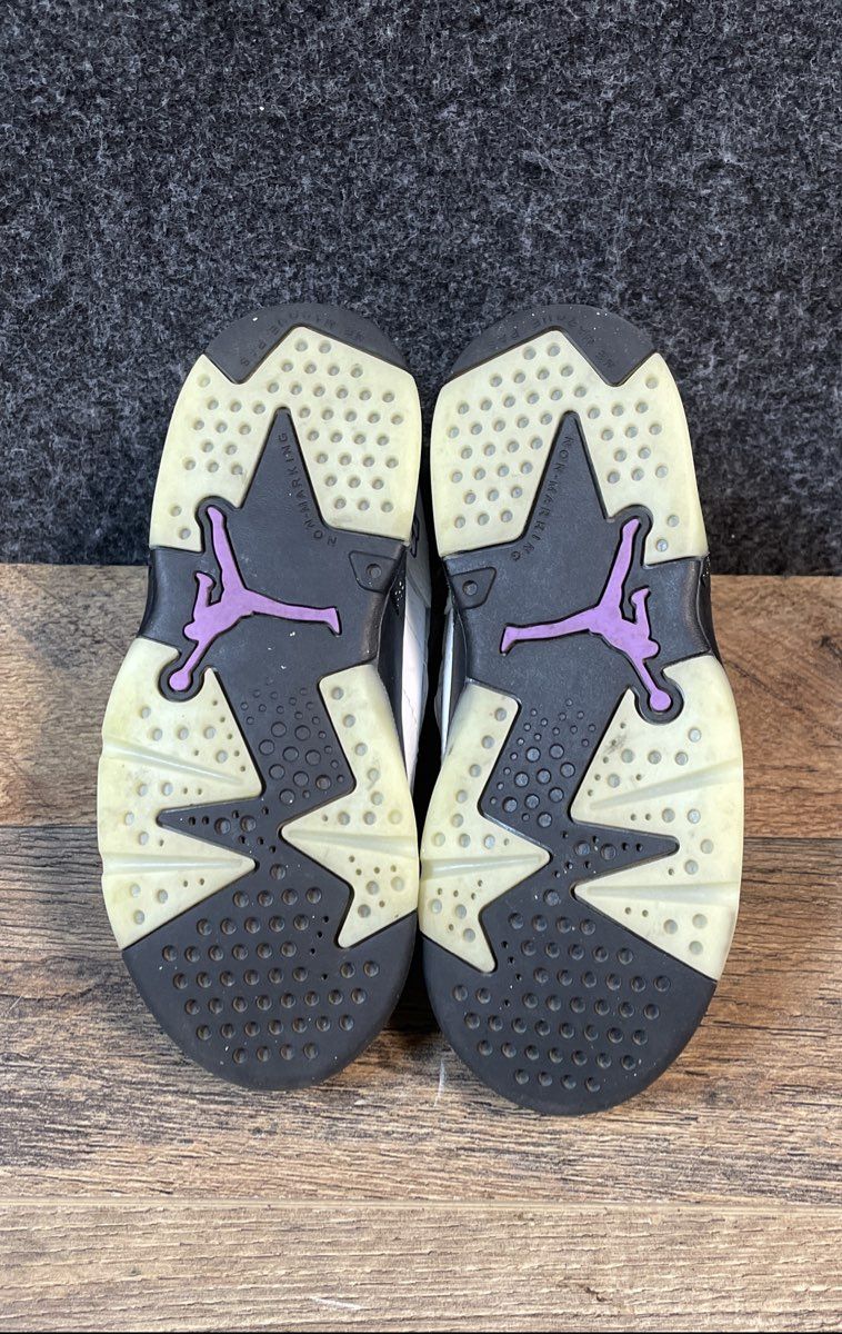 Jordan 6-17-23 White Fierce Purple Toddler Kids Sneakers Size 10C