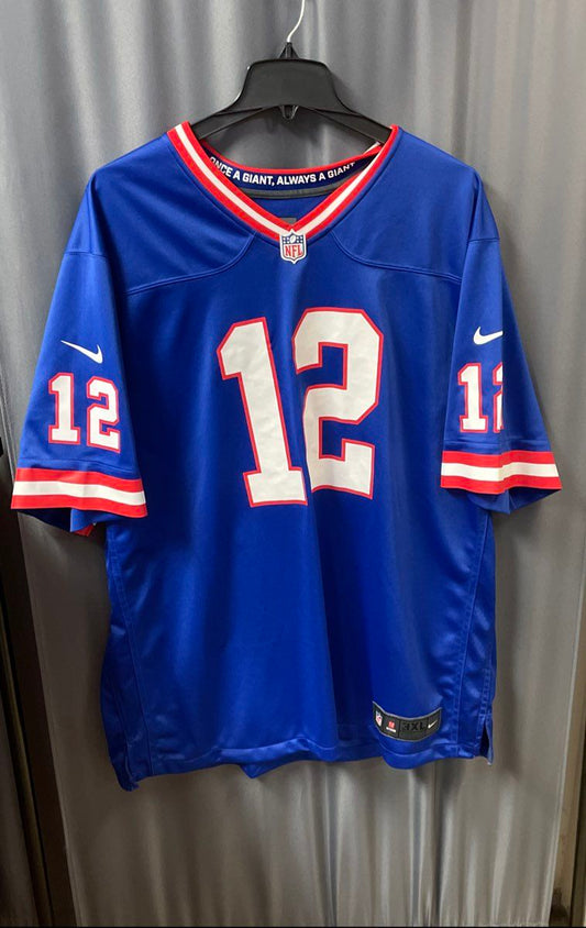 Nike Men's NY Giants Jersey Blue #12 Darren Waller Sz 3XL