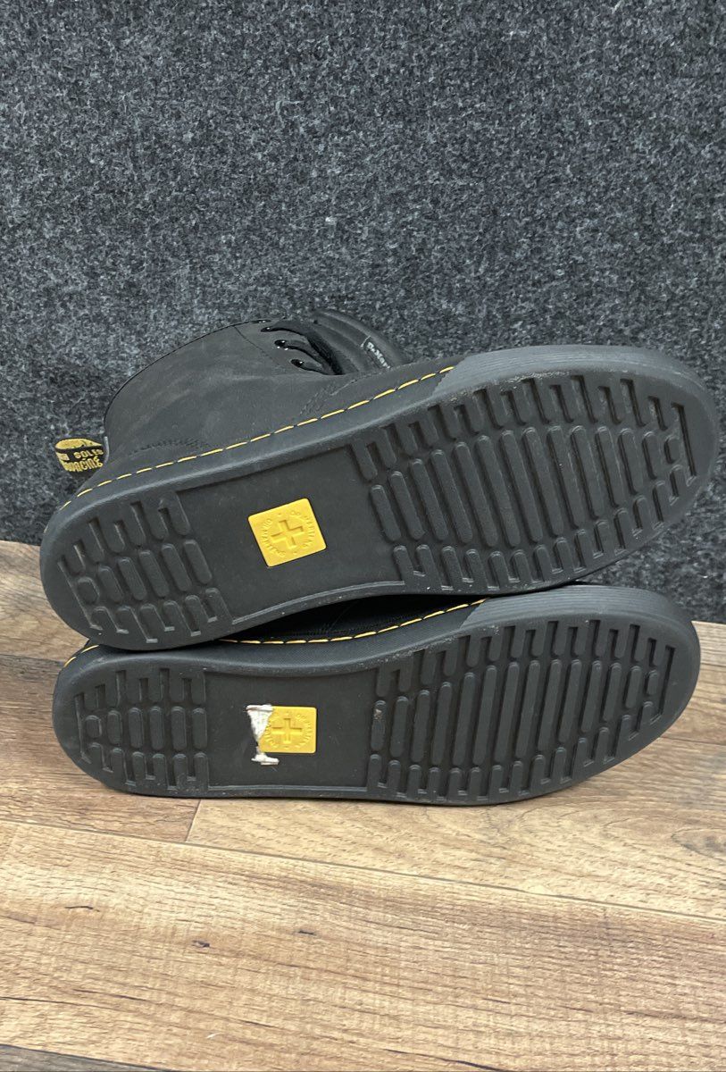 Dr. Martens Sheridan Black Canvas 7-Eyelet Sneaker Boots Women's Size 8