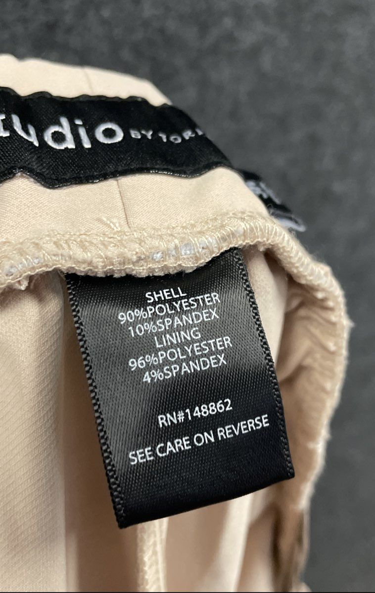 Torrid Women's Studio Refined Crepe Pants Smoke Gray High-Rise Tapered Sz 3 NWT