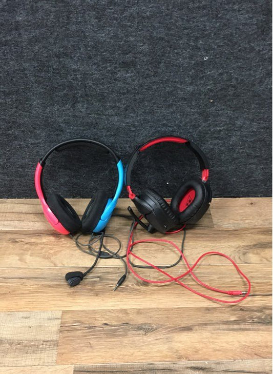 Turtle Beach Recon 70P & PDP LVL40 Wired Gaming Headset Lot for Nintendo