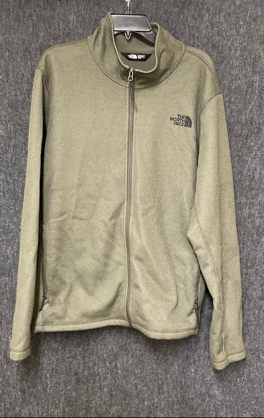 The North Face Men's Olive Green Gordon Lyons Sweater Knit Fleece Jacket Sz XL