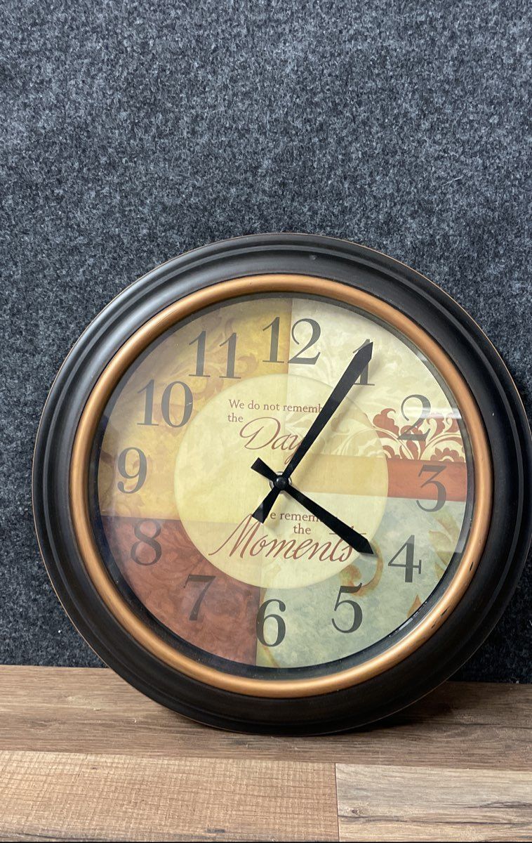 Allen & Roth Analog Round Wall Clock