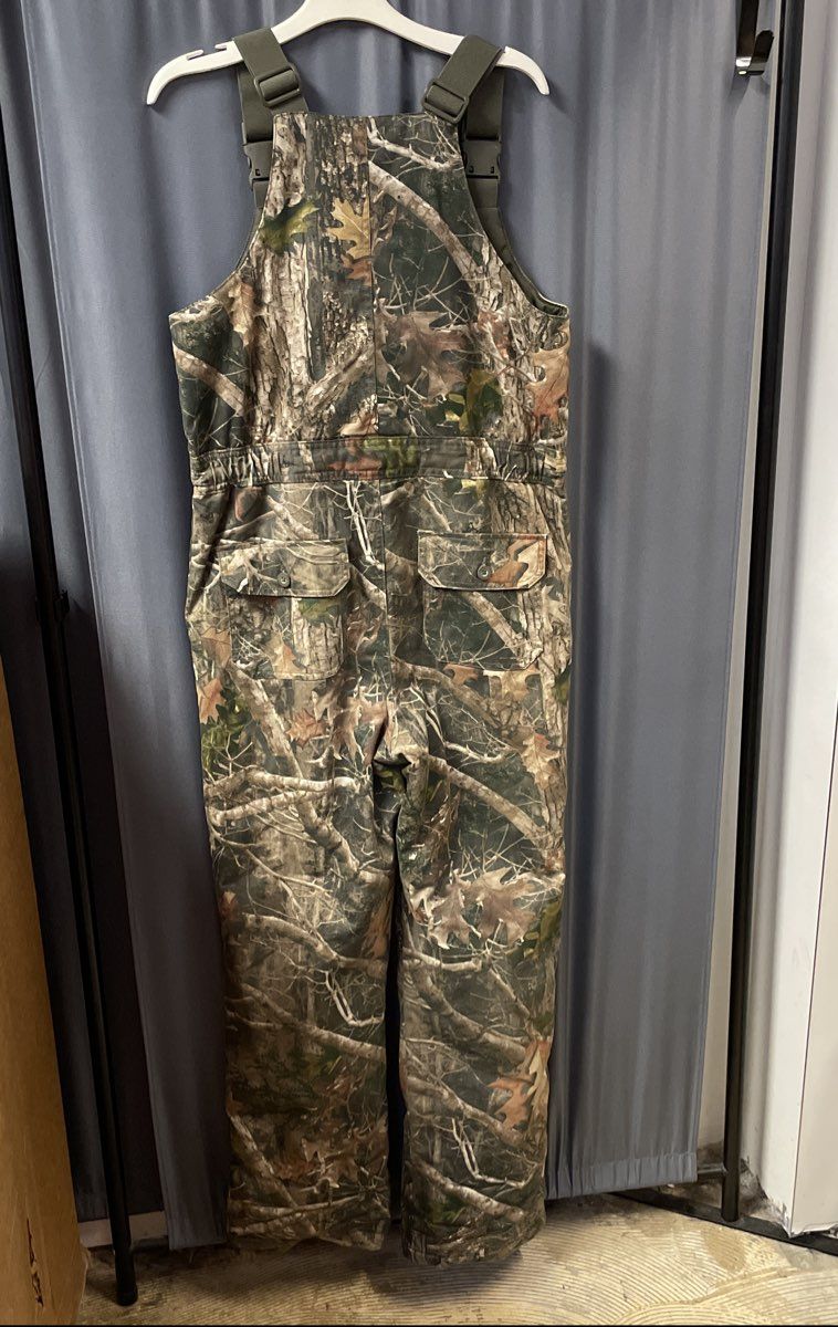 RedHead Men's Silent Hide TrueTimber Camo Hunting Bib Overalls S