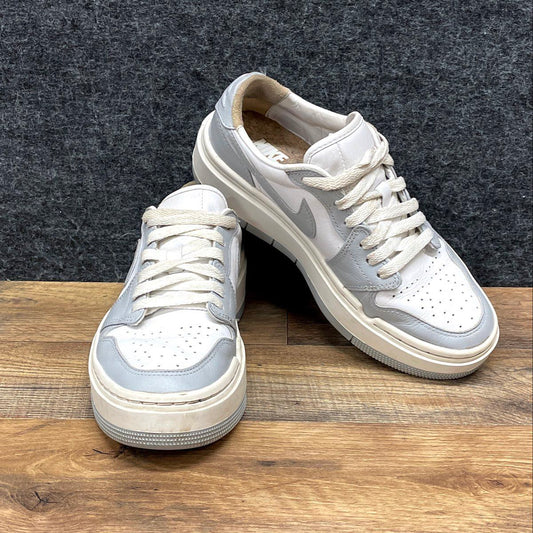 Air Jordan 1 Elevate Low Neutral Grey White Platform Women's Size 7